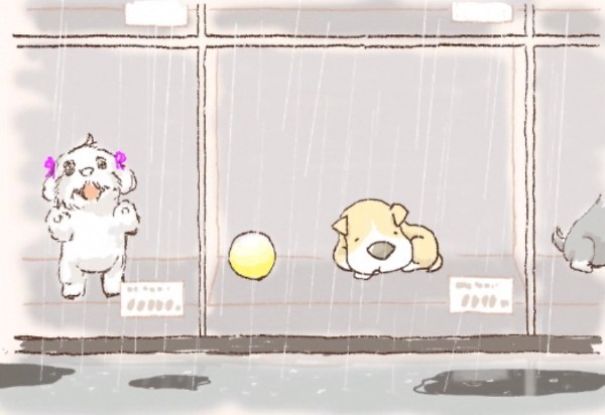 An Illustrated Story Of One Sad Dog