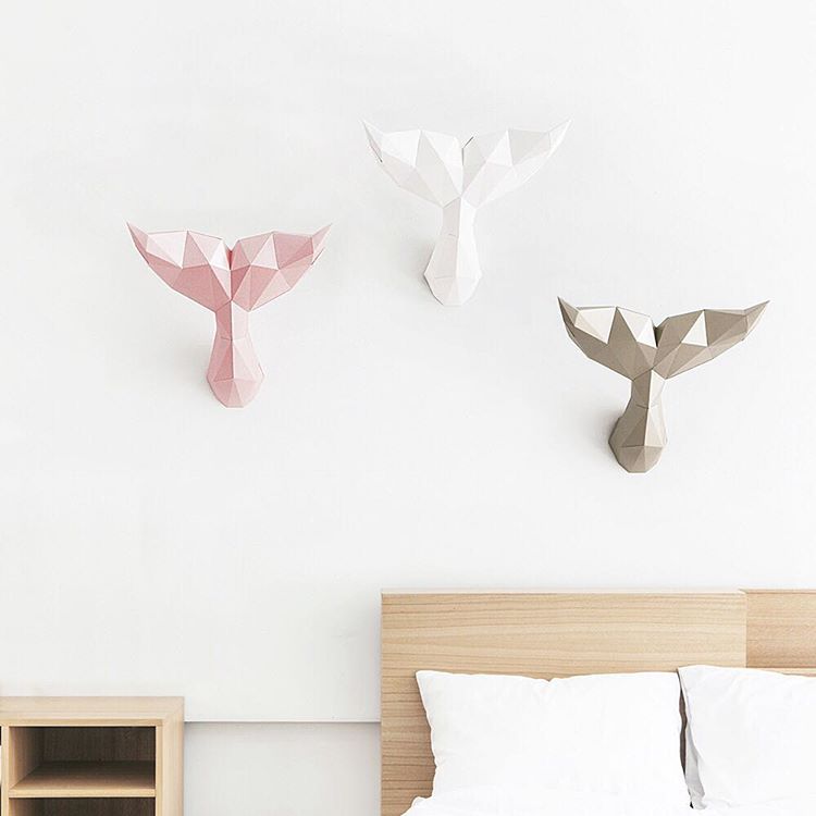 Geometric Paper Home Decorations You Can Fold Yourself Without Killing Animals
