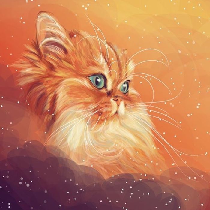 Animals In Space: My Vector Art Leaves People Questioning What The Medium Is