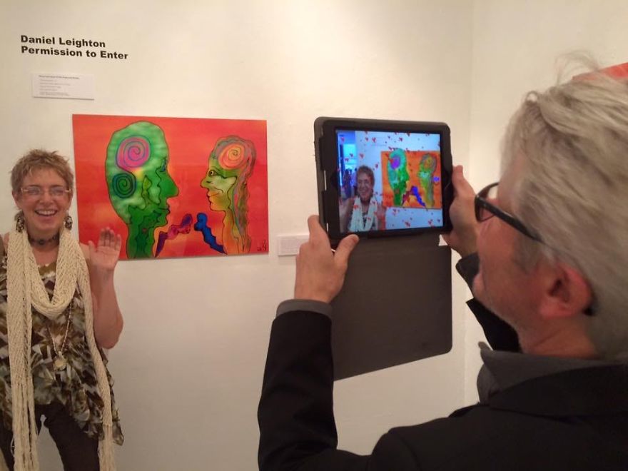 Artist Daniel Leighton Opens Solo Exhibition With New Augmented Reality Paintings
