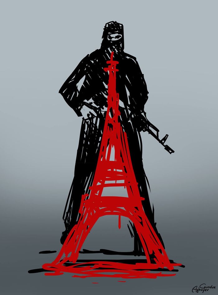 Attacking Paris, By Gunduz Aghayev
