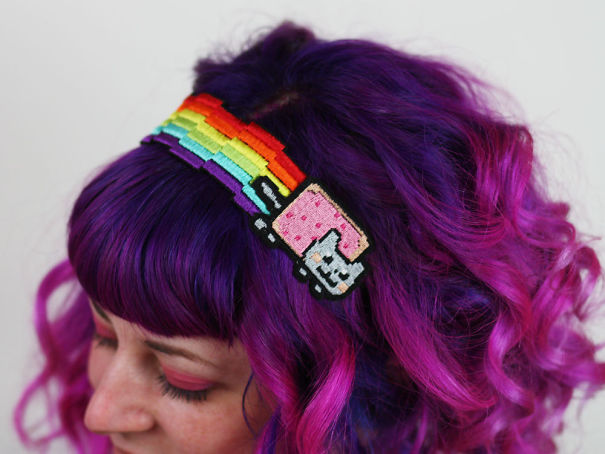 Nyan Cat Rainbow Headband
