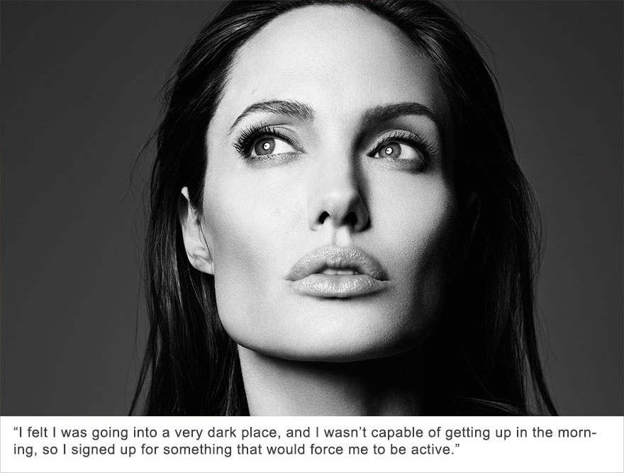 Angelina Jolie, Depression