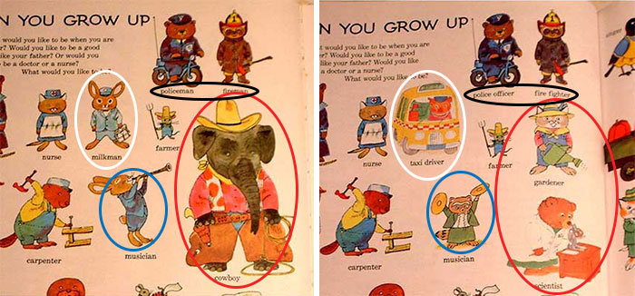 25+ Changes To Your Favorite Childhood Book Show How Much Society Has Changed