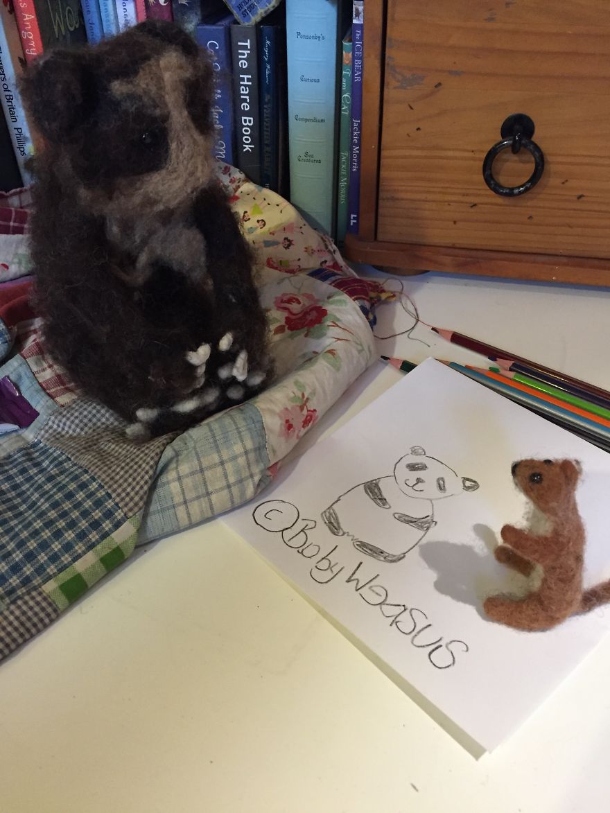 Copyright And Plagiarism As Explained By A Spectacled Bear And A Baby Weasel.