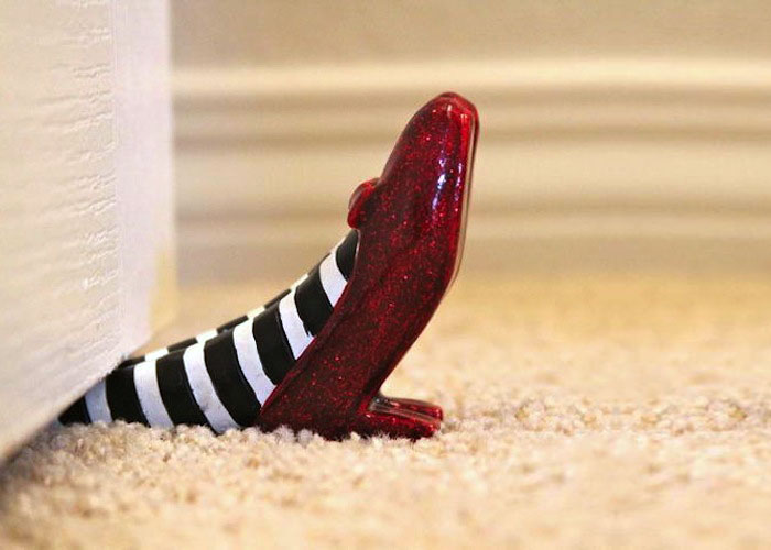 The Wizard Of Oz Red Ruby Slippers Doorstop