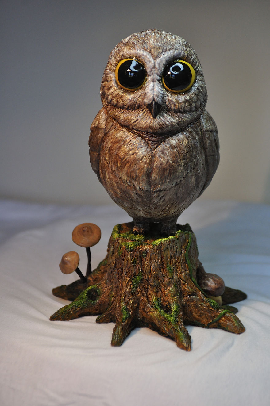 Cute Little Owl: I Made This Tiny Bird