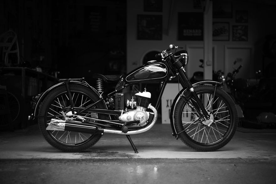 Dad’s First Motorcycle Restored As Father’s Day Gift