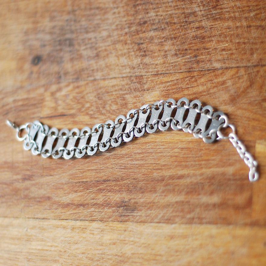 Designer Katie Wallace Creates Jewellery From Old London Bike Chains