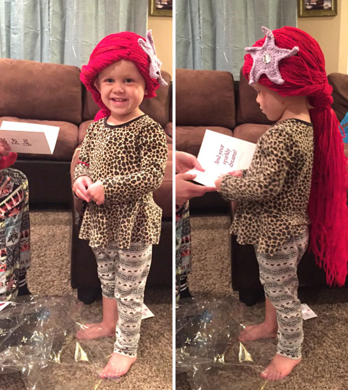 Mom Makes Disney Princess Wigs For Kids With Cancer