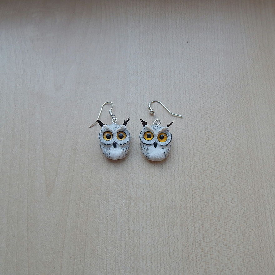 Eagle Owl Earrings