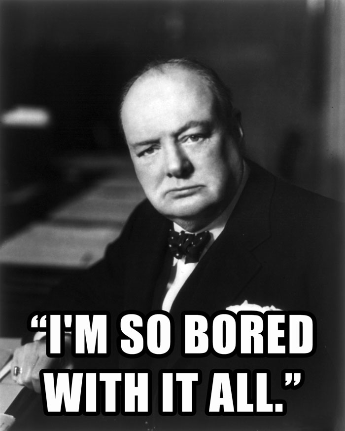 Winston Churchill Said This Before Slipping Into A Coma And Dying Nine Days Later