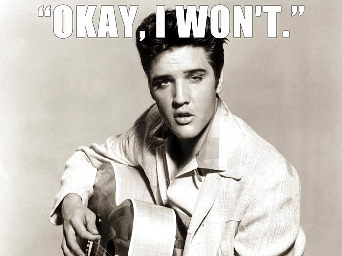 Elvis Presley Was On The Way To The Bathroom When His Fiancée Told Him: "Don't Fall Asleep In There"