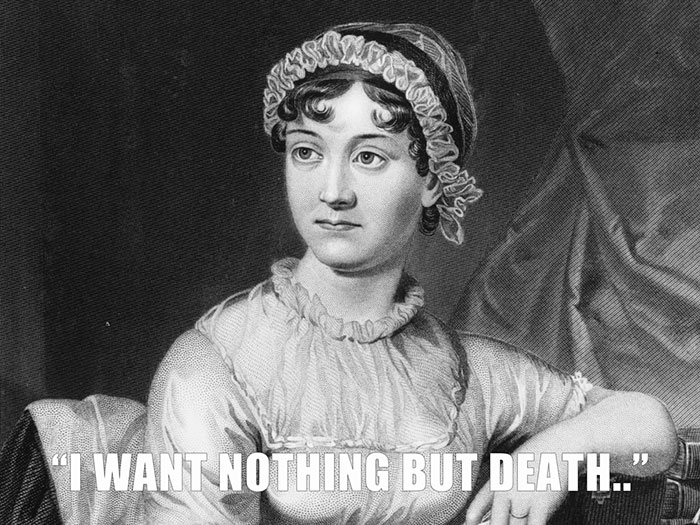 Jane Austen's Response To Her Sister Cassandra Who Had Asked Her If She Wanted Anything