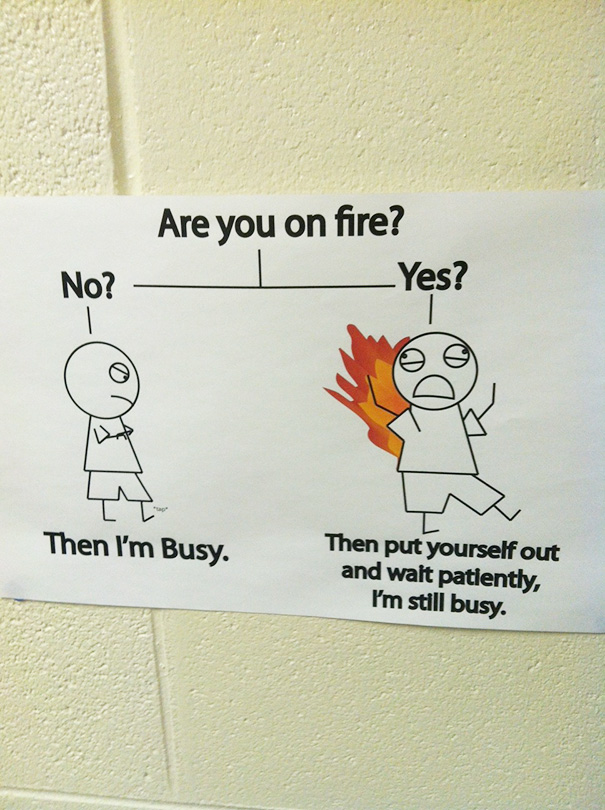 Are You On Fire? Teacher Posted This In Her Classroom