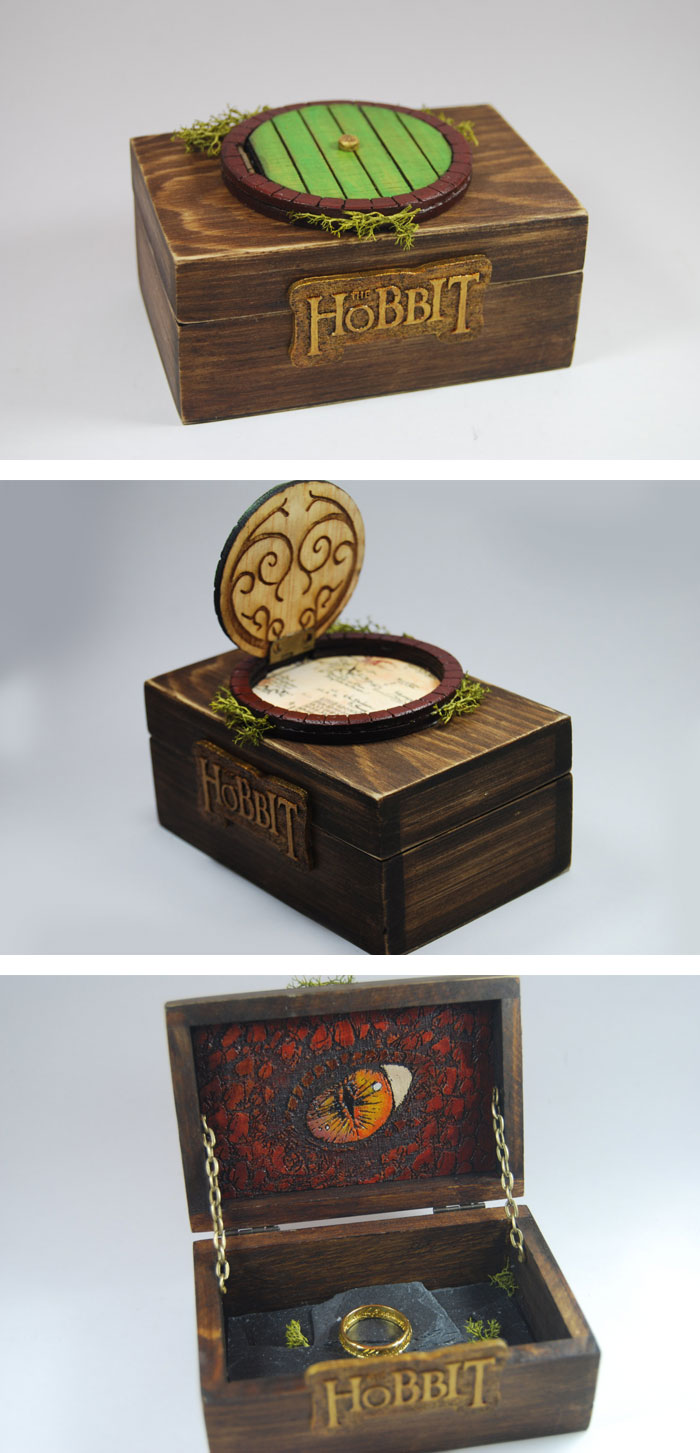 The Hobbit Ring Box