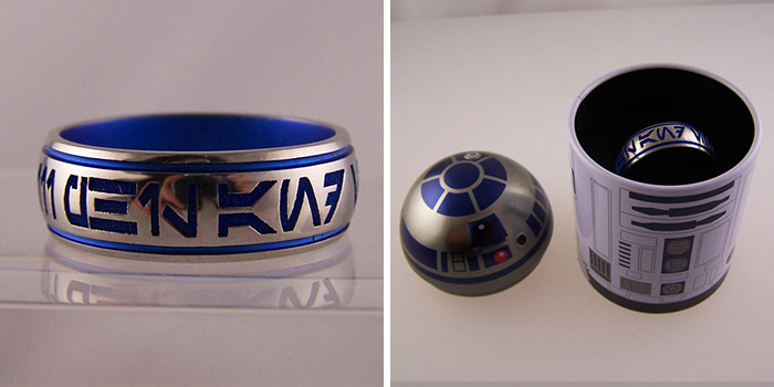 Star Wars Ring In R2-d2 Ring Box