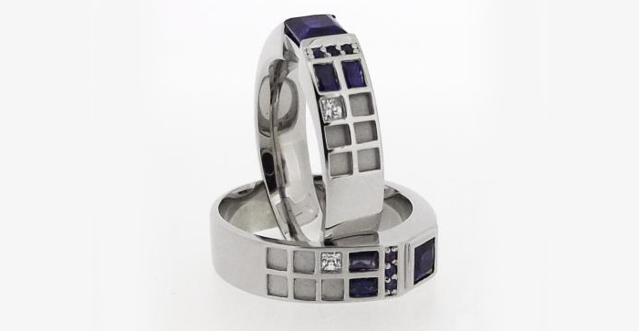 Doctor Who Police Box Rings