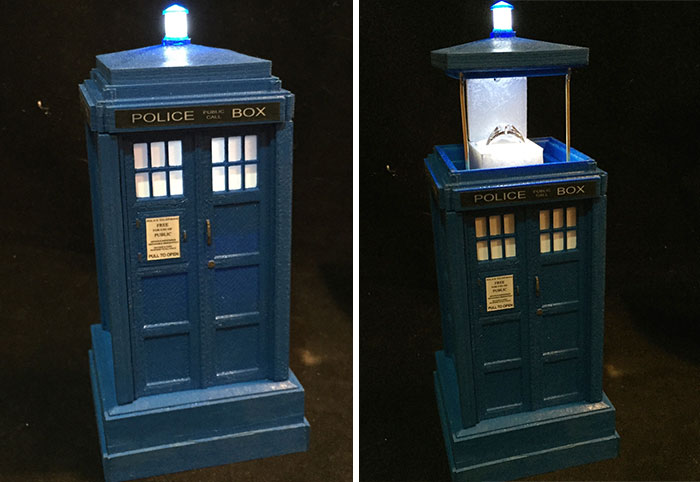 Doctor Who Tardis Ring Box