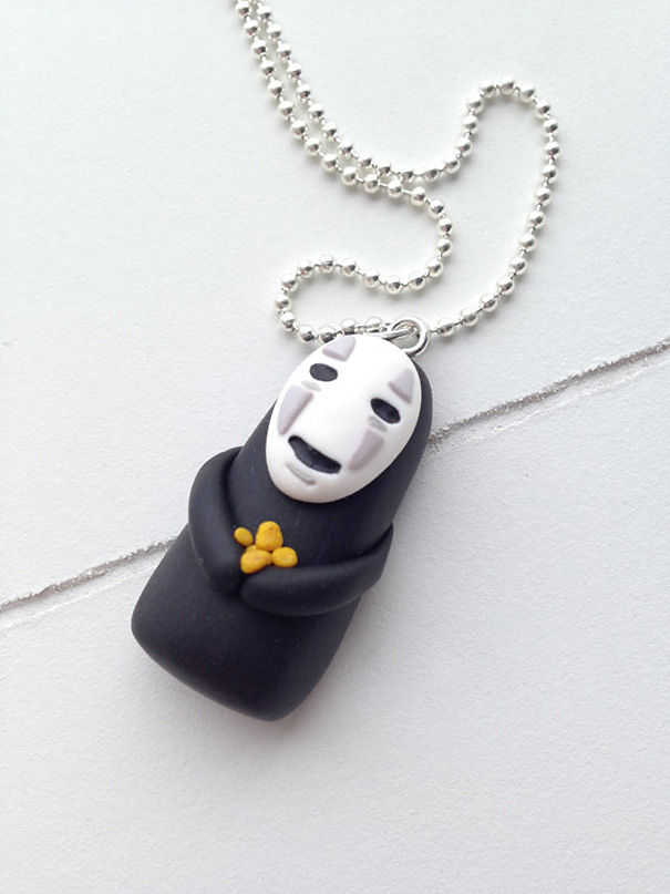 No Face From Spirited Away Necklace
