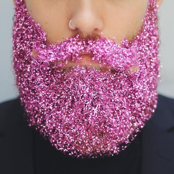 Image result for glitter beards