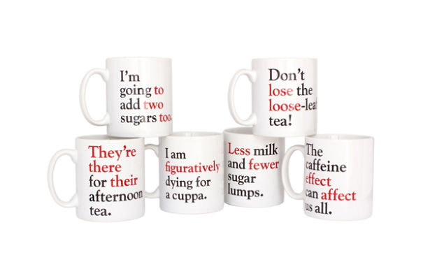 Mugs That Make Sure You Use The Correct Words