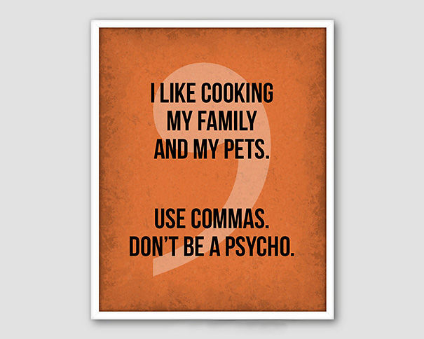 Funny Grammar Poster