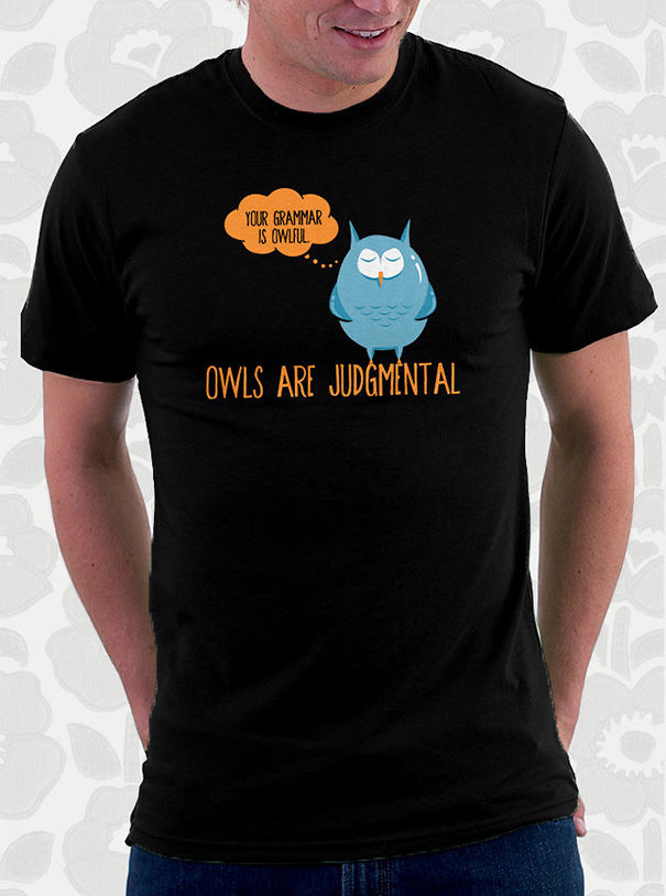 Owl Grammar T-shirt