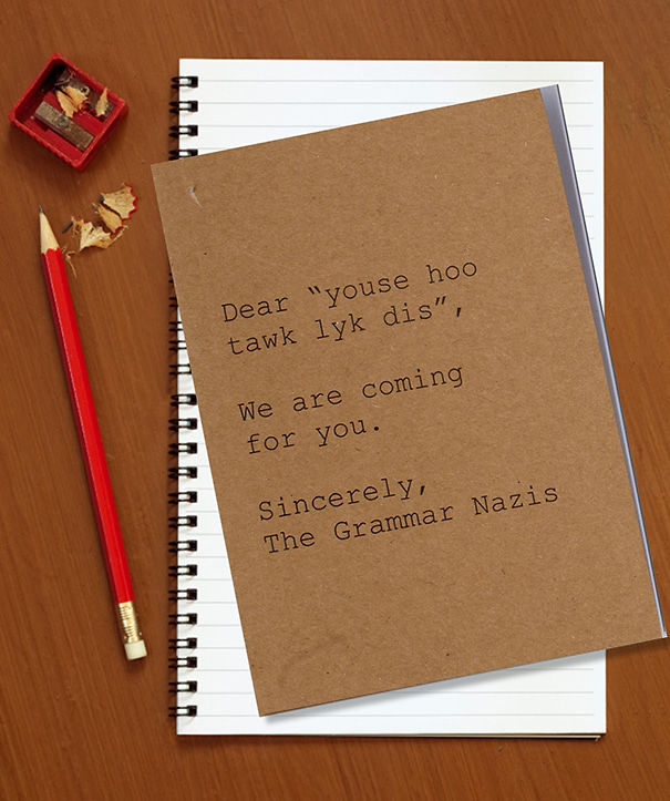 Grammar Nazi Notebook