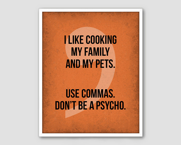 Funny Grammar Poster