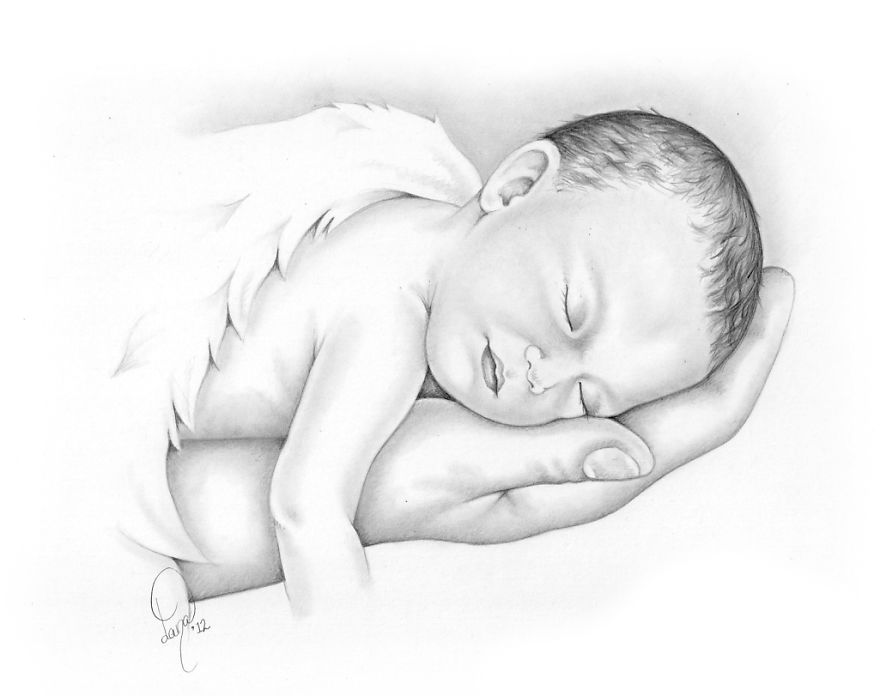 I Draw Baby Portraits For Families Who Suffered Early Losses