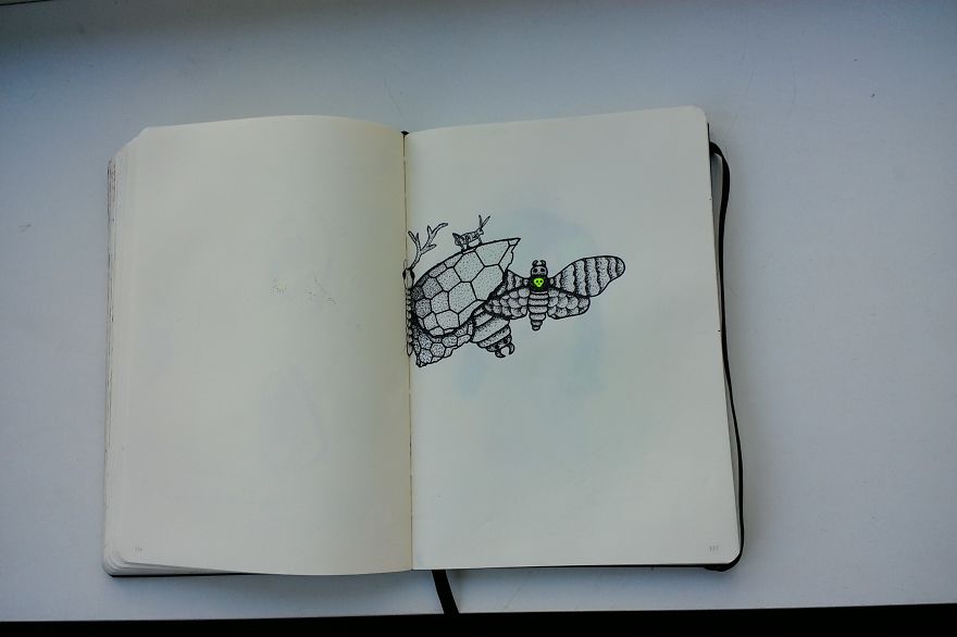 I Draw Various Random Things In My Sketchbook (page 150-159)