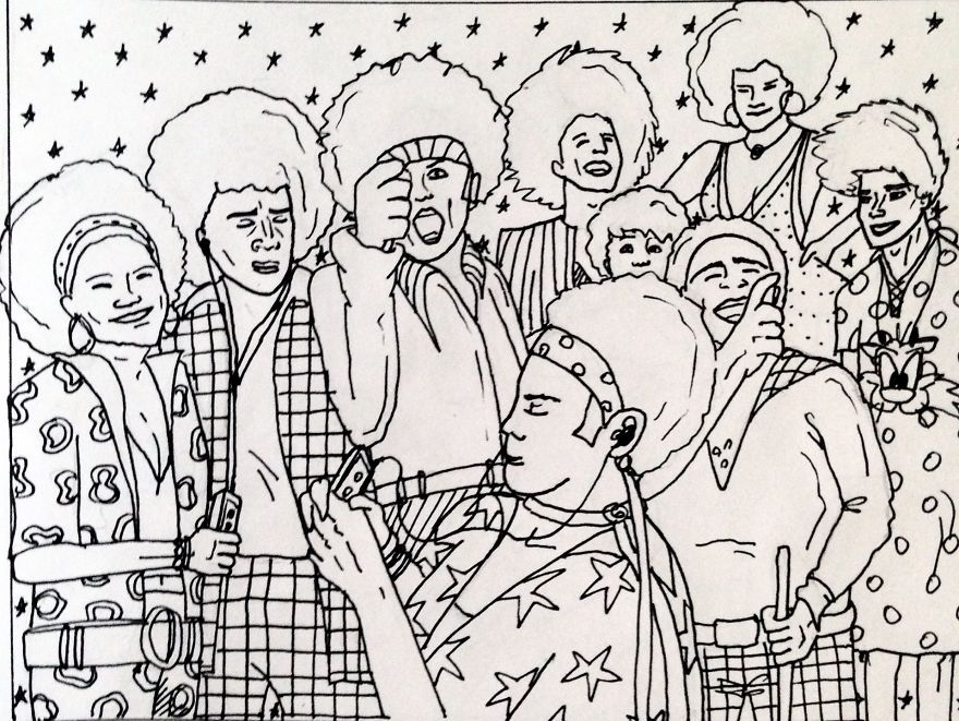 I Drew A Scene From 'One Flew Over The Cuckoo’s Nest' In 12 Different Ways