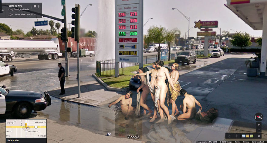 I Found Classic Paintings On The Streets With Google Street View
