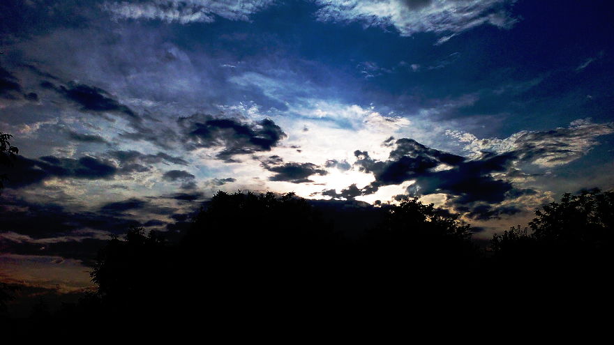 I Use My Mobile Phone To Capture The Beautiful Skies And Bits Of Nature