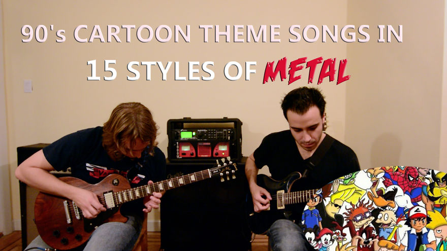 Listen To Mashup Of 90's Cartoon Theme Songs In 15 Styles Of Heavy Metal