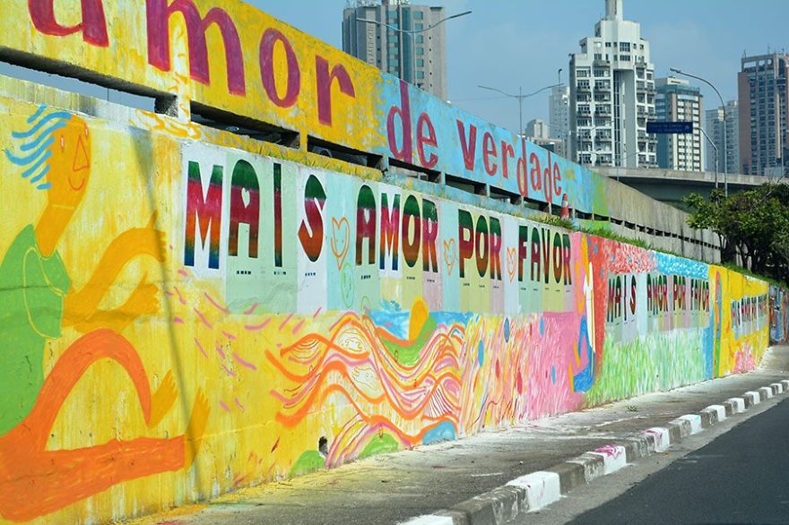 More Than 200 Graffiti Artists Turned 23 De Maio Avenue In São Paulo Into A Work Of Art