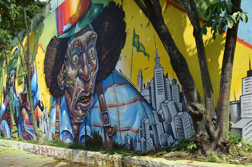 More Than 200 Graffiti Artists Turned 23 De Maio Avenue In São Paulo Into A Work Of Art