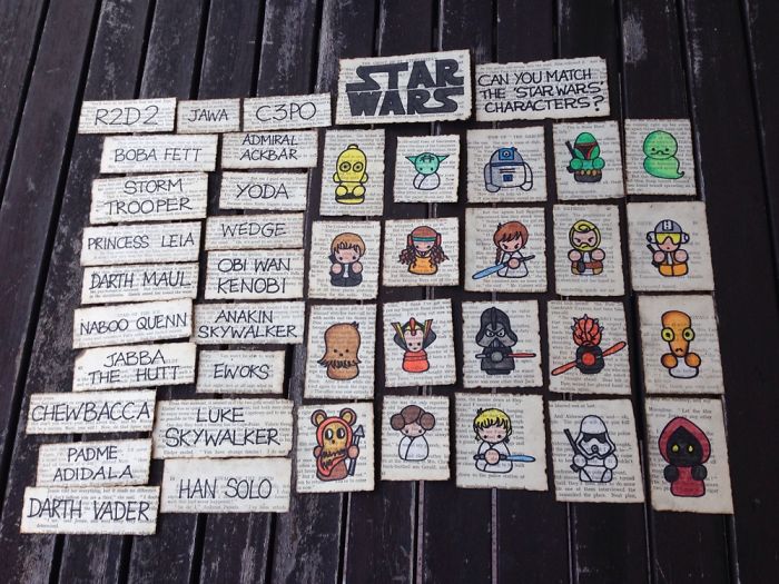 My 13-Year-Old Daughter Made This Star Wars Identification Kit Game For Her Friend's Birthday