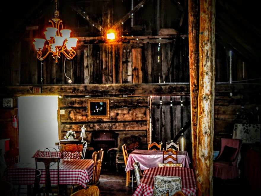 Old Barn Turned Into A Saloon
