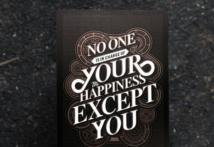 56 Beautiful Typography Cards, All In One Little Box 56 Beautiful Typography Cards, All In One Little Box