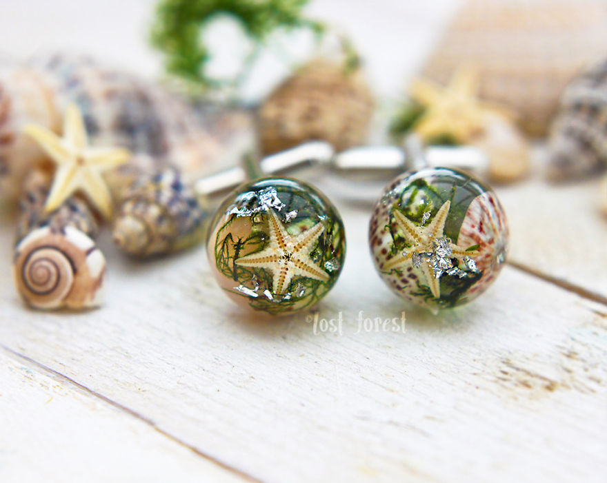 I Preserve The Beauty Of Nature In Eco-Resin Jewelry
