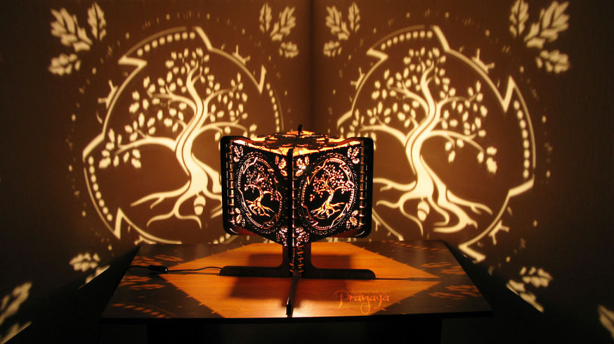 Shadow Lamps That We Made Using Our Diy Laser Cutter ...