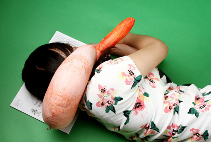 Can’t Sleep? This Shrimp Pillow From Japan Will Cradle You To Sleep
