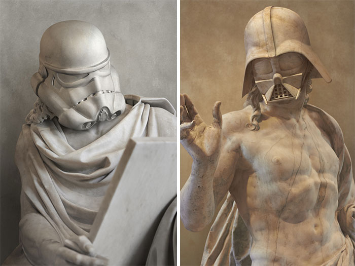Star Wars Characters Reimagined As Ancient Greek Statues