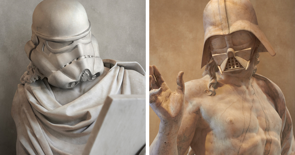 Star Wars example #93: Star Wars Characters Reimagined As Ancient Greek Statues