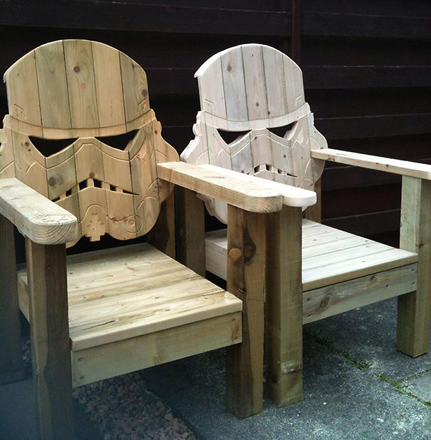 Stormtrooper Wooden Chairs