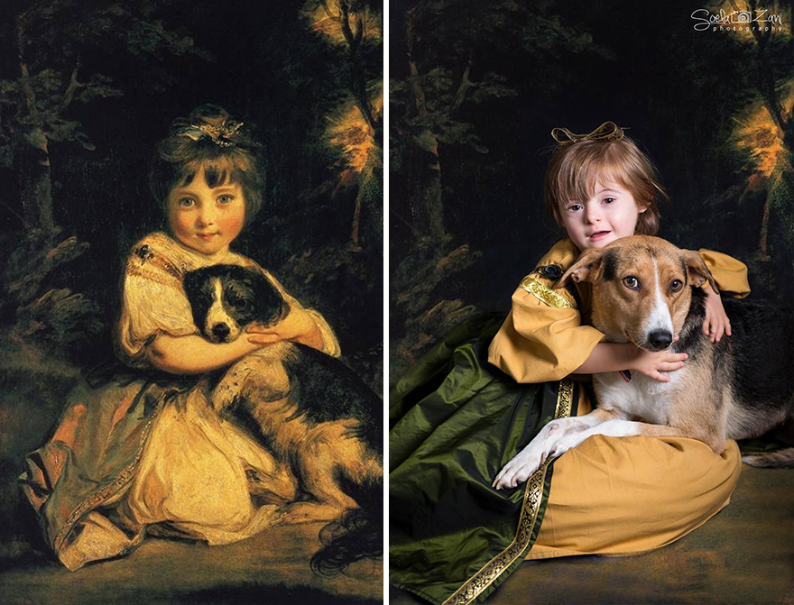 Children With Down Syndrome Recreate Famous Paintings To Prove That Everyone Is A Work Of Art