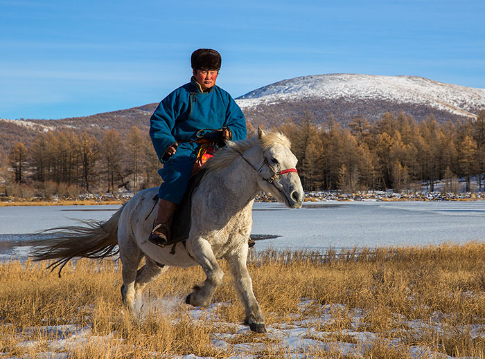Travelling Through The Mongolian Wilderness Away From Technology And City Life