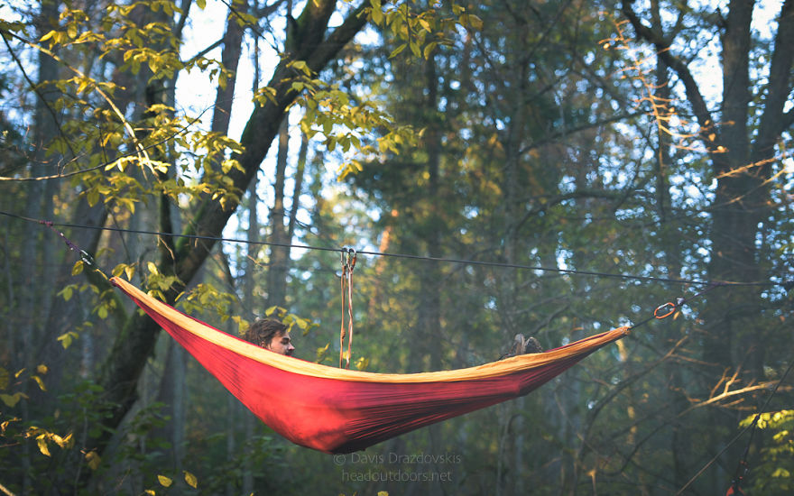 We Took Chilling In A Hammock Into A Whole New Level. Literally